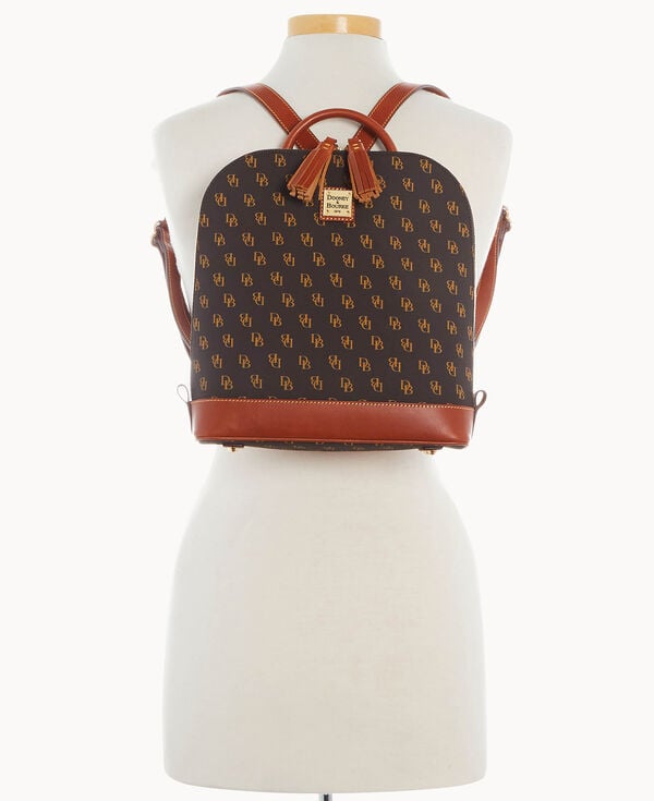 Dooney & Bourke Gretta Domed Backpack Brown Tmoro