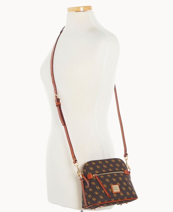 Dooney & Bourke Gretta Domed Crossbody Brown Tmoro