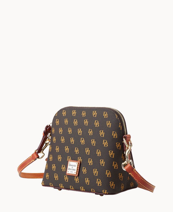 Dooney & Bourke Gretta Domed Crossbody Brown Tmoro