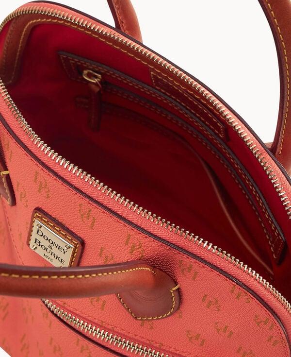 Dooney & Bourke Gretta Domed Satchel Coral