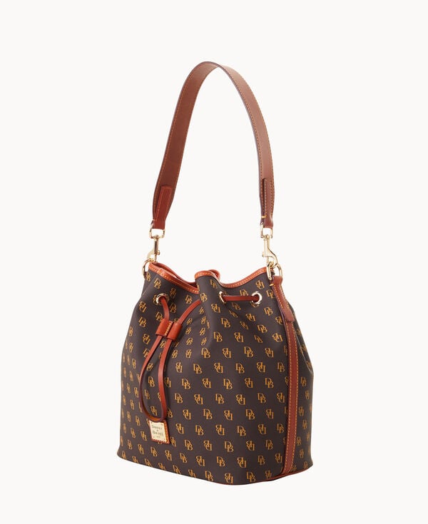 Dooney & Bourke Gretta Drawstring Brown Tmoro