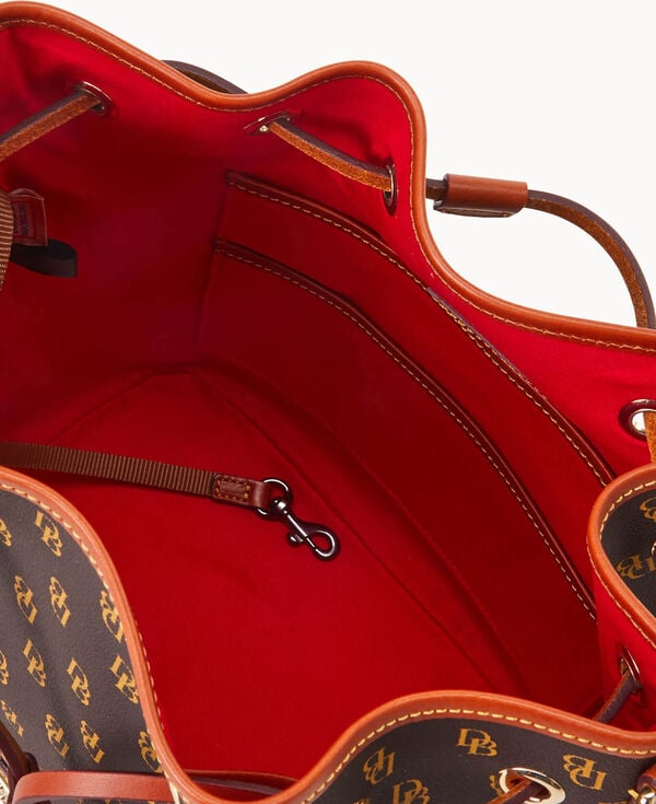 Dooney & Bourke Gretta Drawstring Brown Tmoro