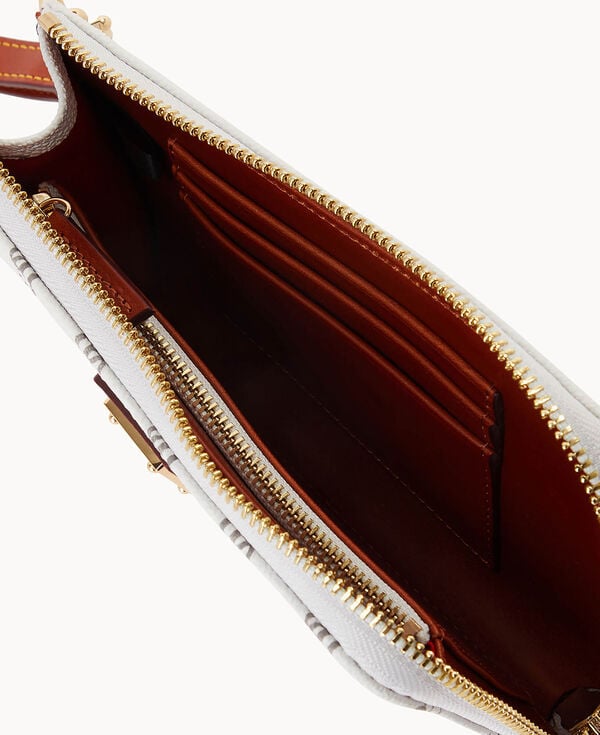 Dooney & Bourke Gretta Folded Zip Wristlet Bone