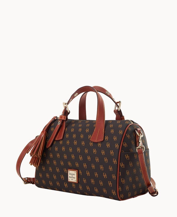 Dooney & Bourke Gretta Kendra Satchel Brown Tmoro