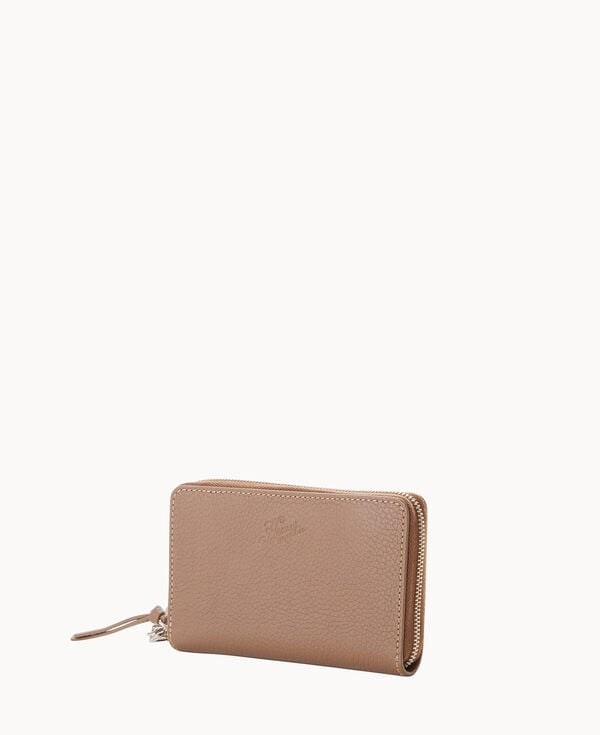 Dooney & Bourke Henrys Zip Around Wristlet Taupe