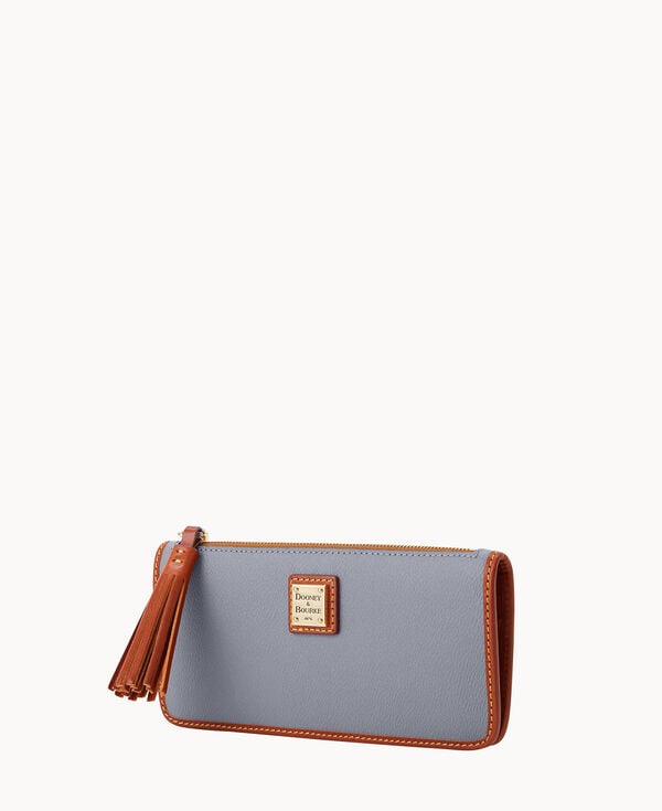 Dooney & Bourke Kirby Tatum Wristlet Smoke Grey