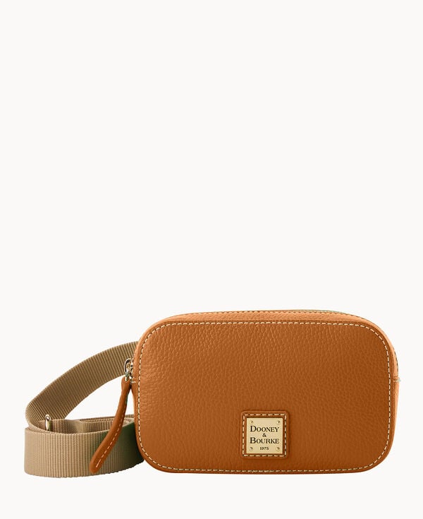 dooney & bourke Lucca Leather Belt Bag Caramel