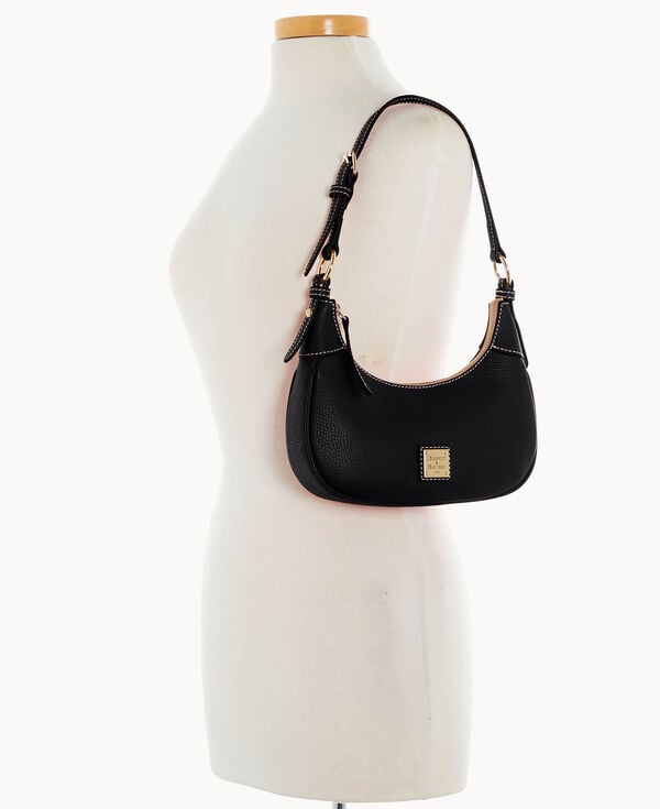 Dooney & Bourke Lucca Leather Hobo Black