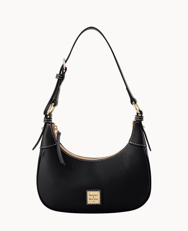 dooney & bourke Lucca Leather Hobo Black