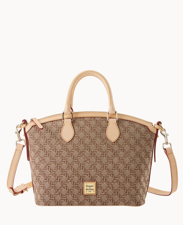 dooney & bourke Maritime Domed Satchel Brown