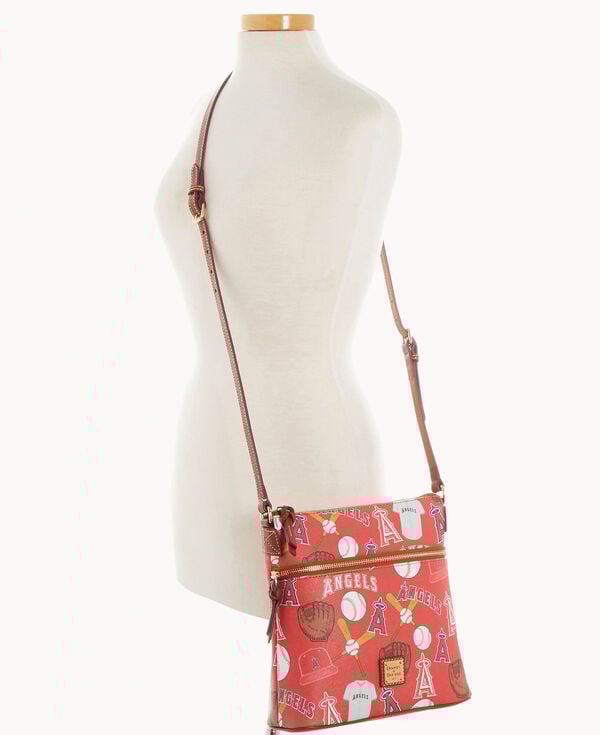 Dooney & Bourke MLB Angels Crossbody Red
