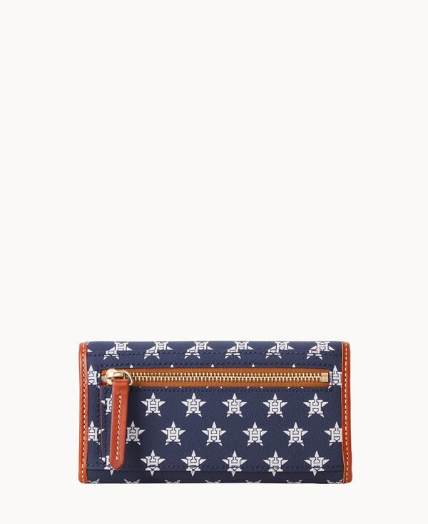 Dooney & Bourke MLB Astros Continental Clutch Navy