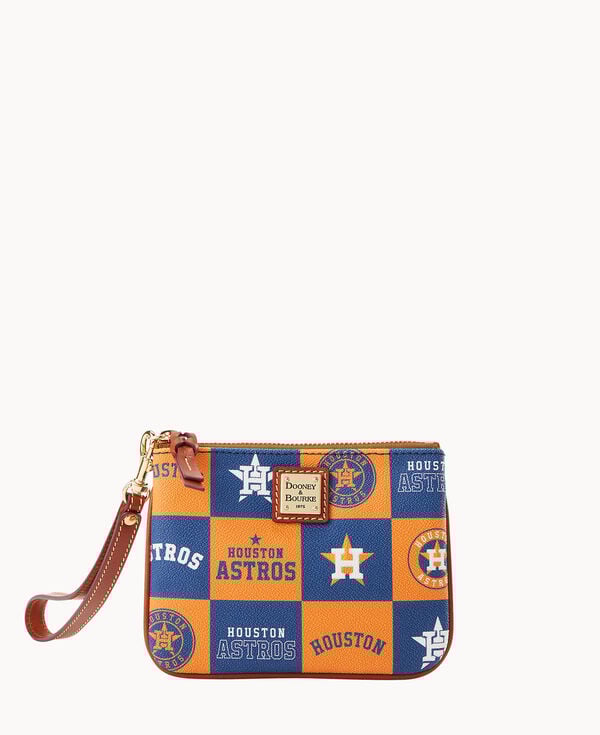 dooney & bourke MLB Astros Stadium Wristlet Navy