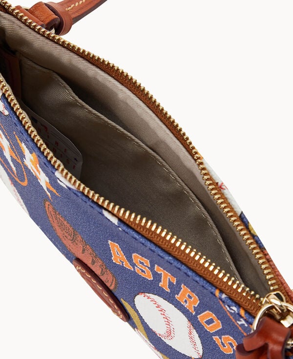 Dooney & Bourke MLB Astros Top Zip Crossbody Navy
