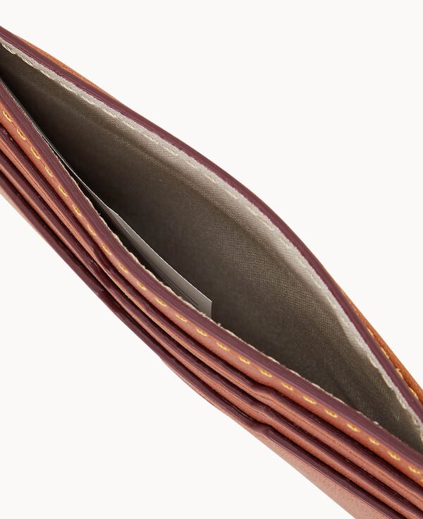 Dooney & Bourke MLB Cubs Card Case Natural