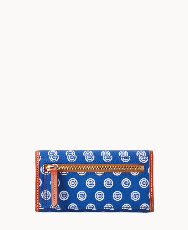 Dooney & Bourke MLB Cubs Continental Clutch Blue