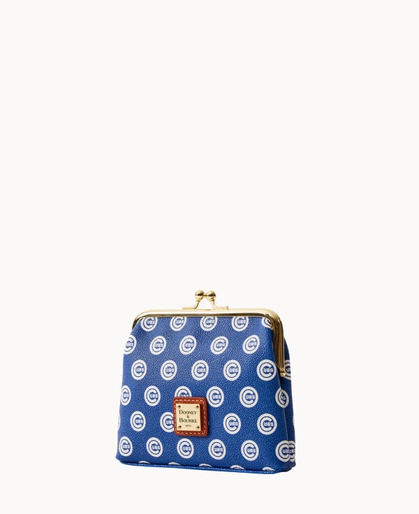 Dooney & Bourke MLB Cubs Large Framed Purse Blue