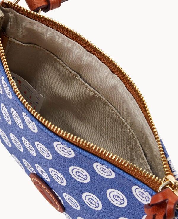 Dooney & Bourke MLB Cubs Top Zip Crossbody Blue