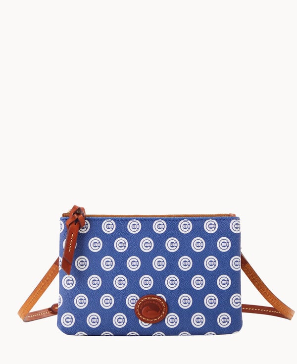 dooney & bourke MLB Cubs Top Zip Crossbody Blue