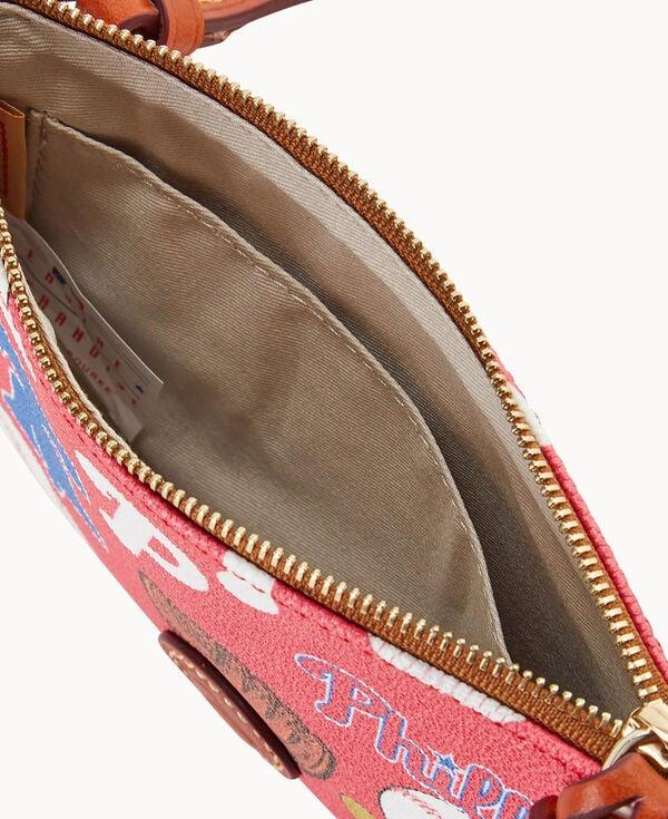 Dooney & Bourke MLB Phillies Top Zip Crossbody Red