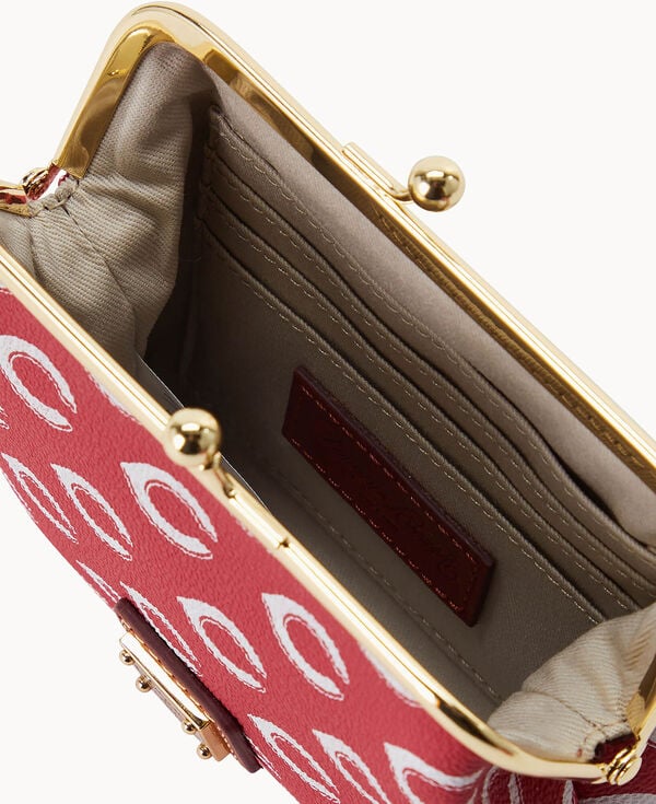 Dooney & Bourke MLB Reds Large Framed Purse Red