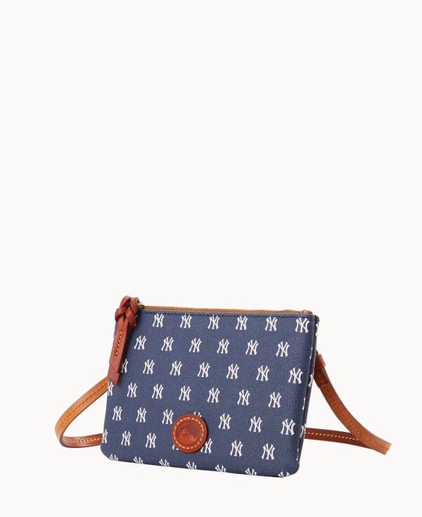 Dooney & Bourke MLB Yankees Top Zip Crossbody Navy