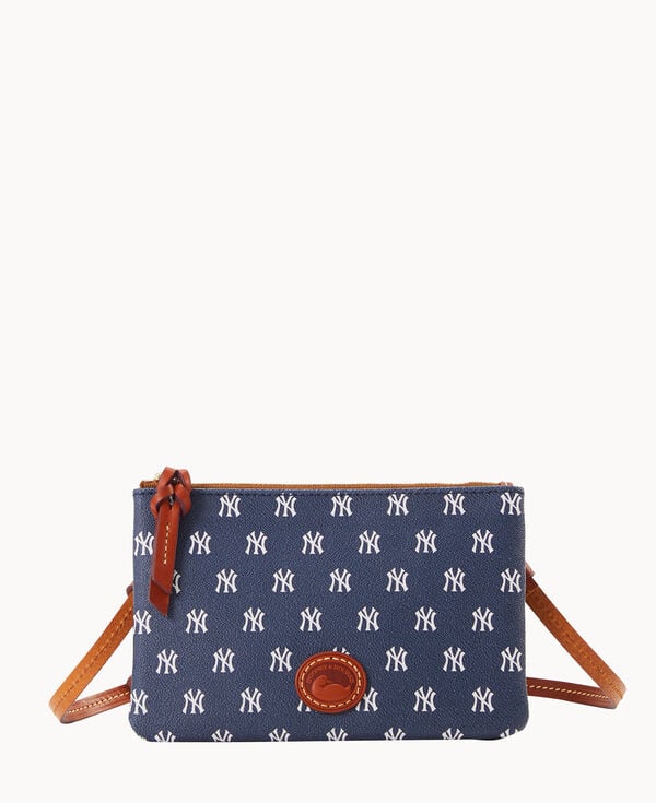 dooney & bourke MLB Yankees Top Zip Crossbody Navy