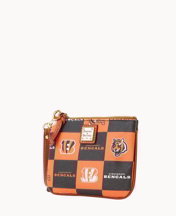 Dooney & Bourke NFL Bengals Stadium Wristlet Black