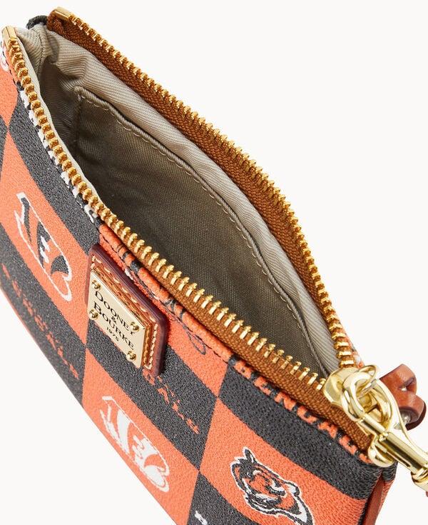 Dooney & Bourke NFL Bengals Stadium Wristlet Black