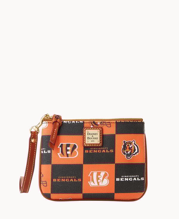dooney & bourke NFL Bengals Stadium Wristlet Black