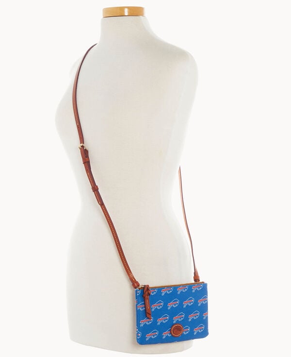 Dooney & Bourke NFL Bills Top Zip Crossbody Blue