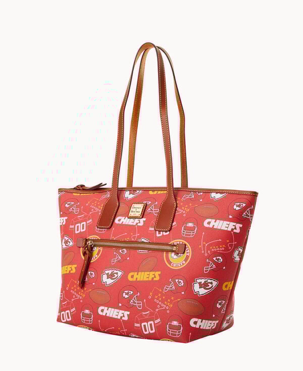 Dooney & Bourke NFL Chiefs Zip Tote Red