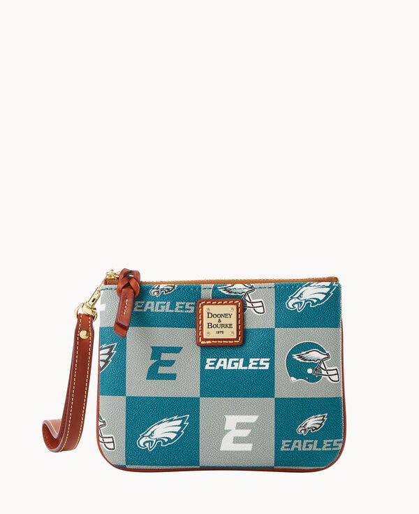 dooney & bourke NFL Eagles Stadium Wristlet Green