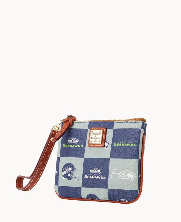 Dooney & Bourke NFL Seahawks Stadium Wristlet Navy