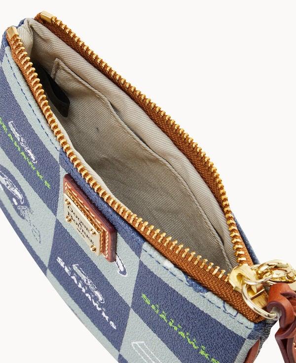 Dooney & Bourke NFL Seahawks Stadium Wristlet Navy