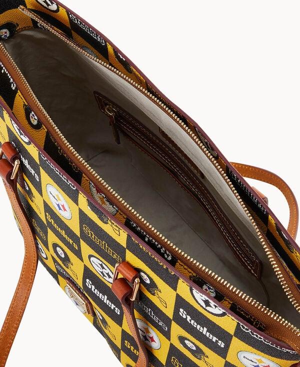 Dooney & Bourke NFL Steelers Zip Tote Black