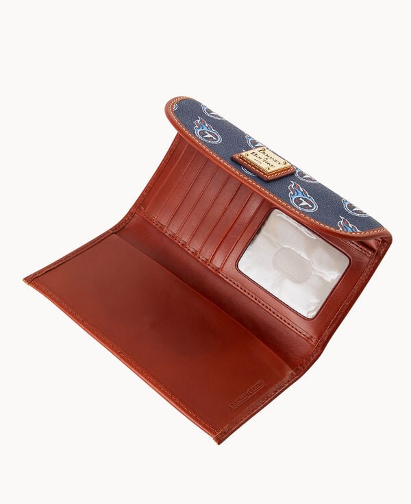 Dooney & Bourke NFL Titans Continental Clutch Navy