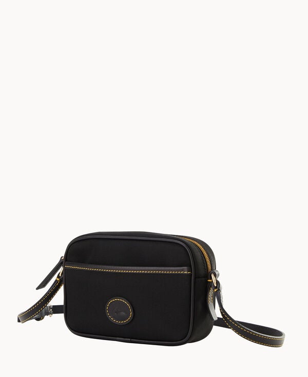 Dooney & Bourke Nylon Camera Crossbody Black Black
