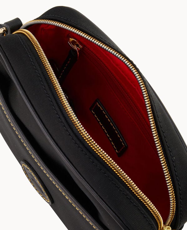 Dooney & Bourke Nylon Camera Crossbody Black Black
