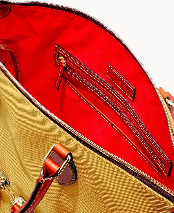 Dooney & Bourke Nylon Large Pocket Satchel Khaki