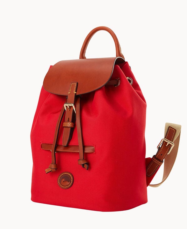 Dooney & Bourke Nylon Small Allie Backpack Red