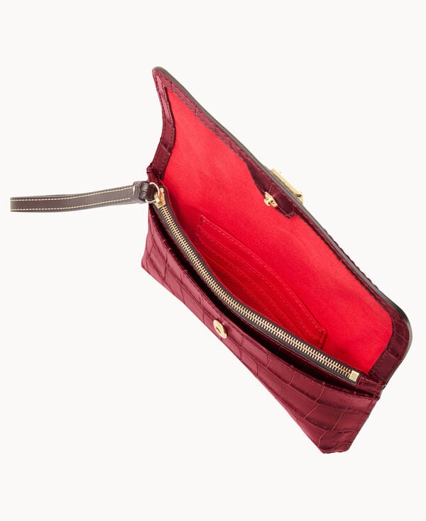 Dooney & Bourke Oakdale Milly Wristlet Wine