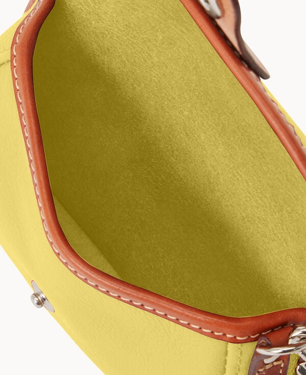 Dooney & Bourke Oncour Twist Flap Wristlet Butter