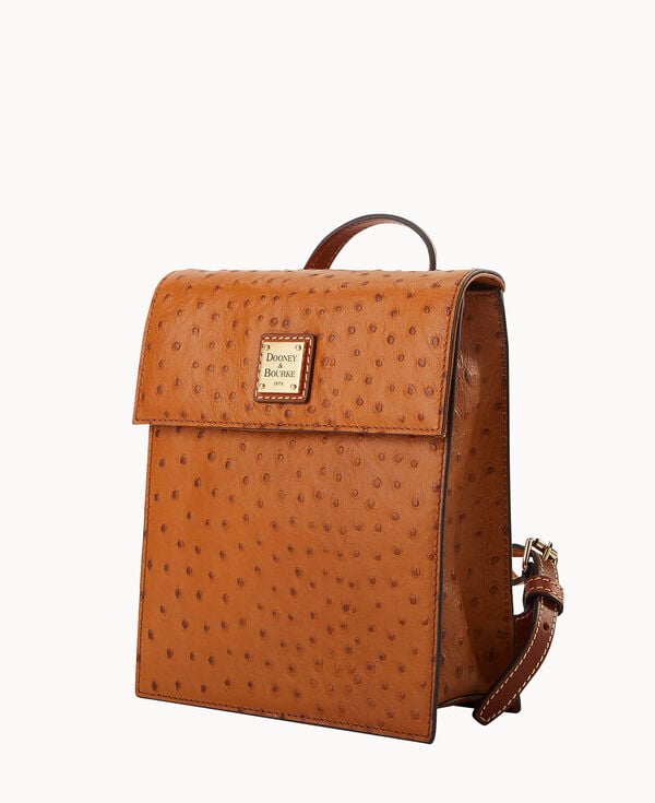 Dooney & Bourke Ostrich Backpack Caramel