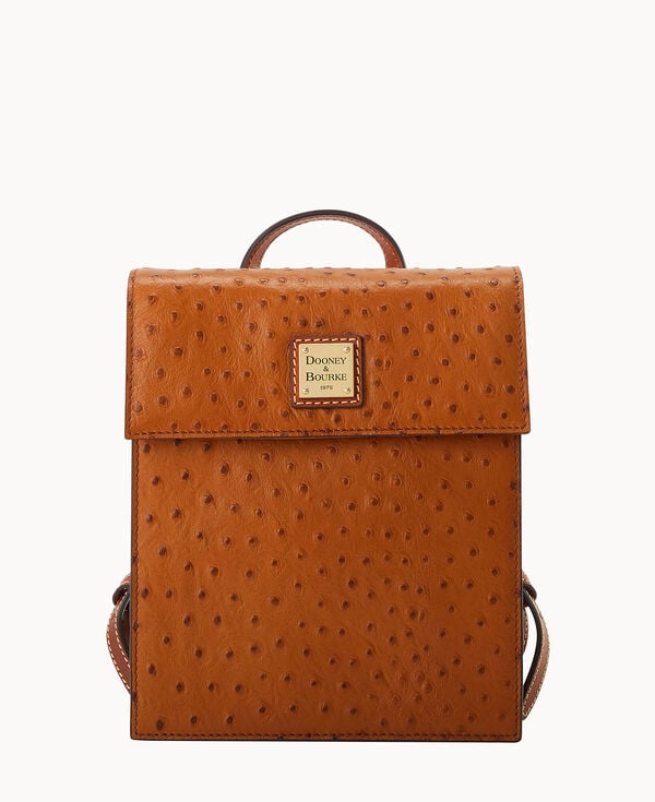 dooney & bourke Ostrich Backpack Caramel