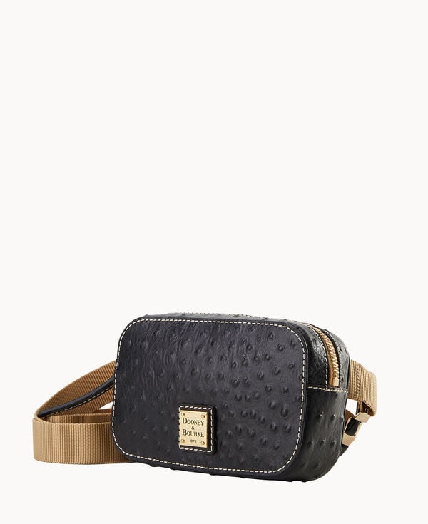 Dooney & Bourke Ostrich Belt Bag Black