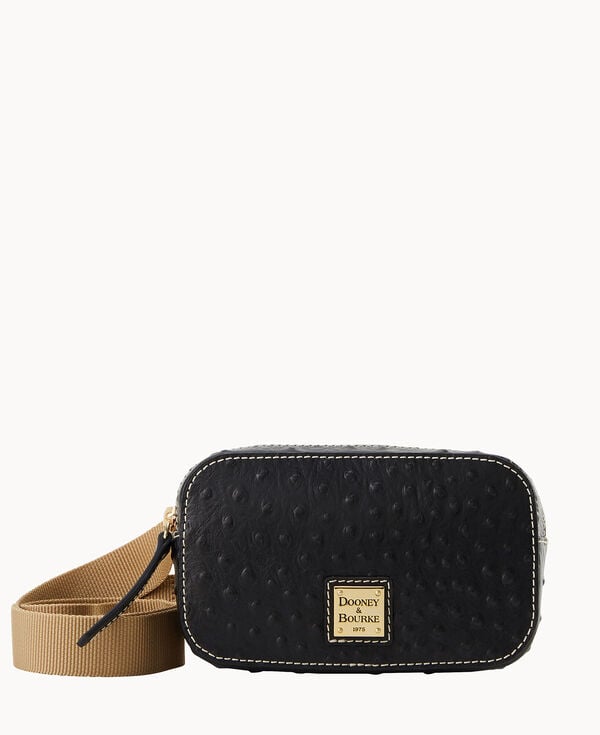 dooney & bourke Ostrich Belt Bag Black