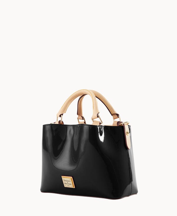 Dooney & Bourke Patent Mini Barlow Black