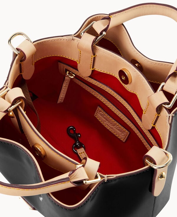 Dooney & Bourke Patent Mini Barlow Black