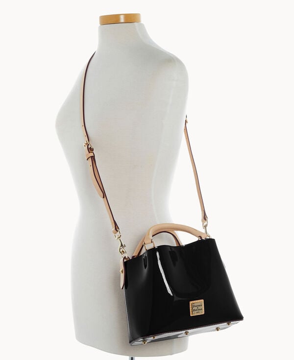 Dooney & Bourke Patent Mini Barlow Black